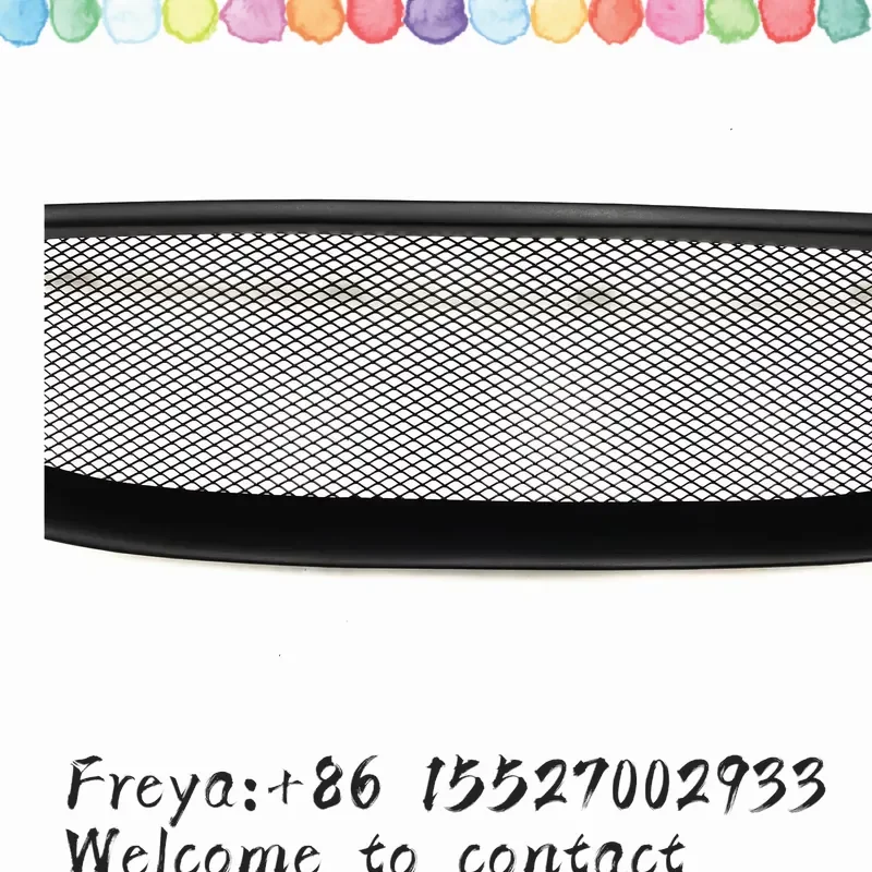 Grill Grid Front Grille For S60 & S60 Cross Country 2014-2018 Sedan/Wagon Fiberglass/Carbon Fiber Upper Bumper Hood