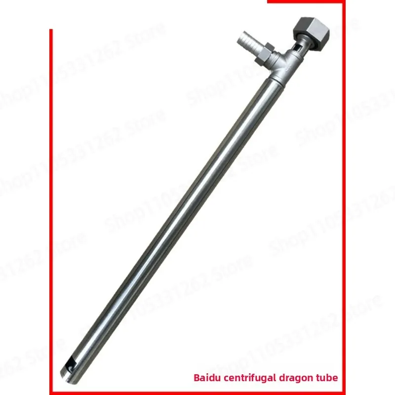 Barrel Pump Pipe Suction Pump Accessories Stainless Steel 304 Shaft Sealed Counterflow Pipe PTFE Corrosion Resistant Pipe