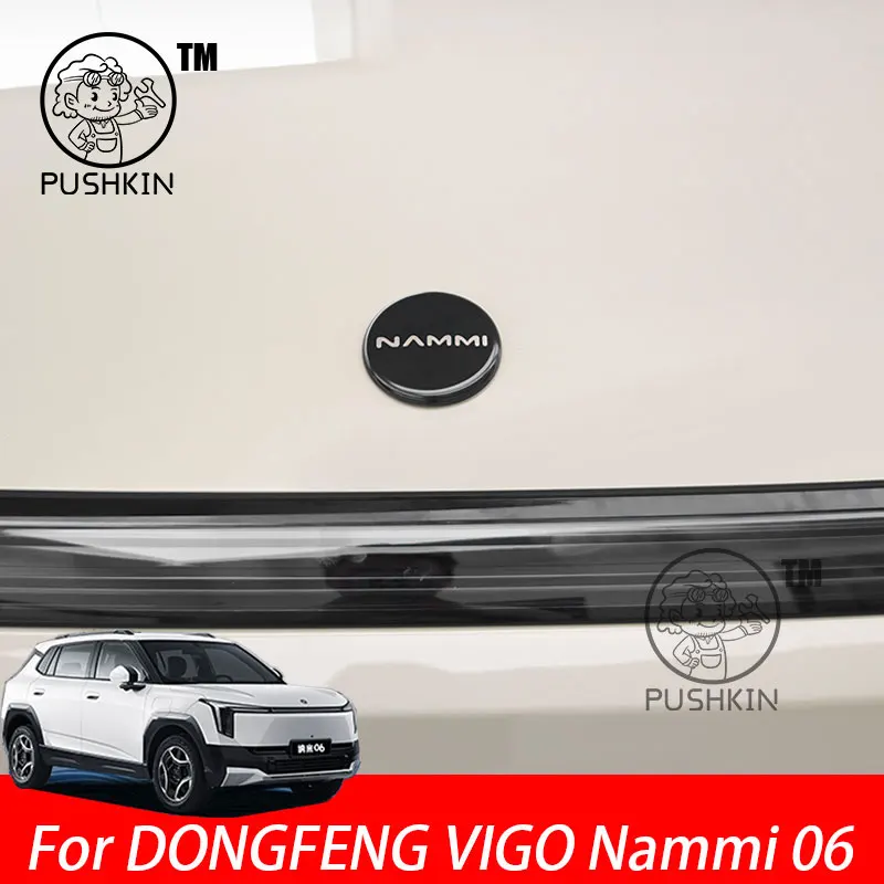 

For DONGFENG VIGO Nammi 06 2025 Car Front Emblem Badge Decals Black Badge Logo Emblem Cover Car-Styling Accessories
