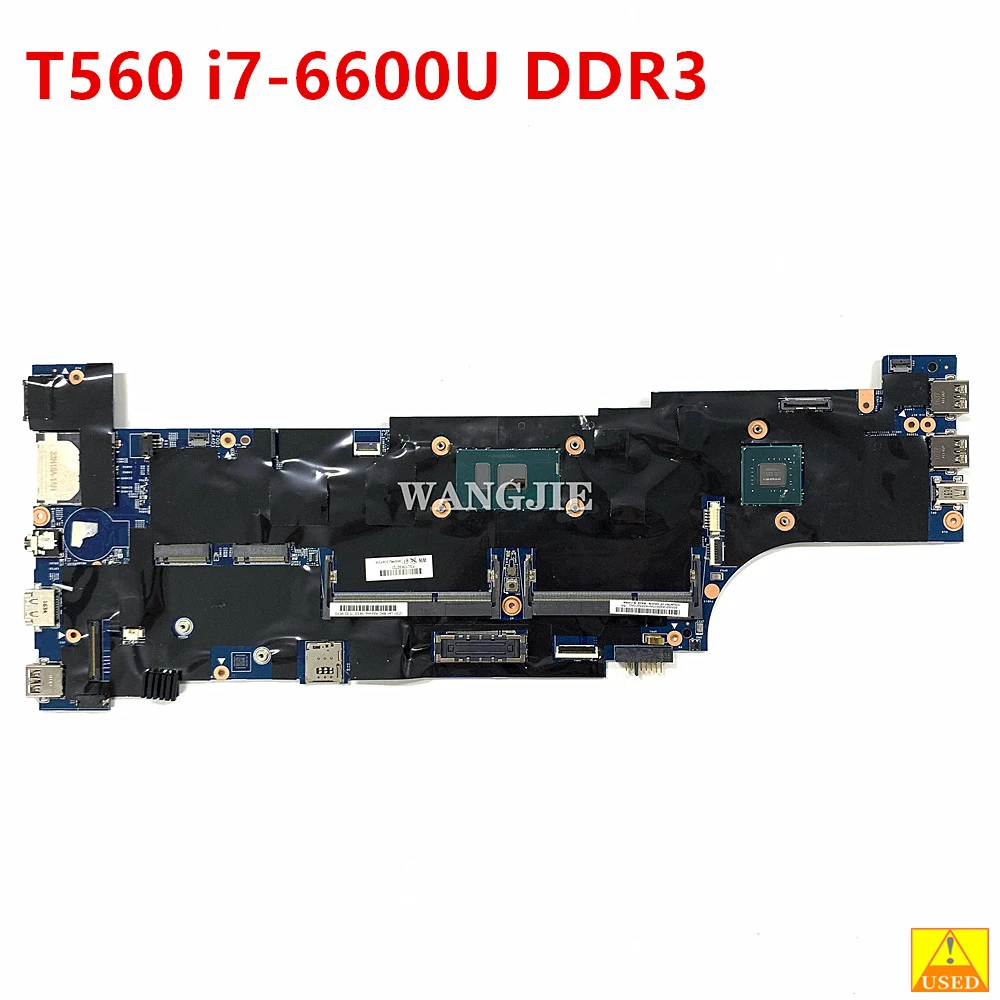 

For Lenovo ThinkPad T560 Laptop Motherboard SR2F1 i7-6600U DDR3 01AY312 01AY316 100% Fully Tested