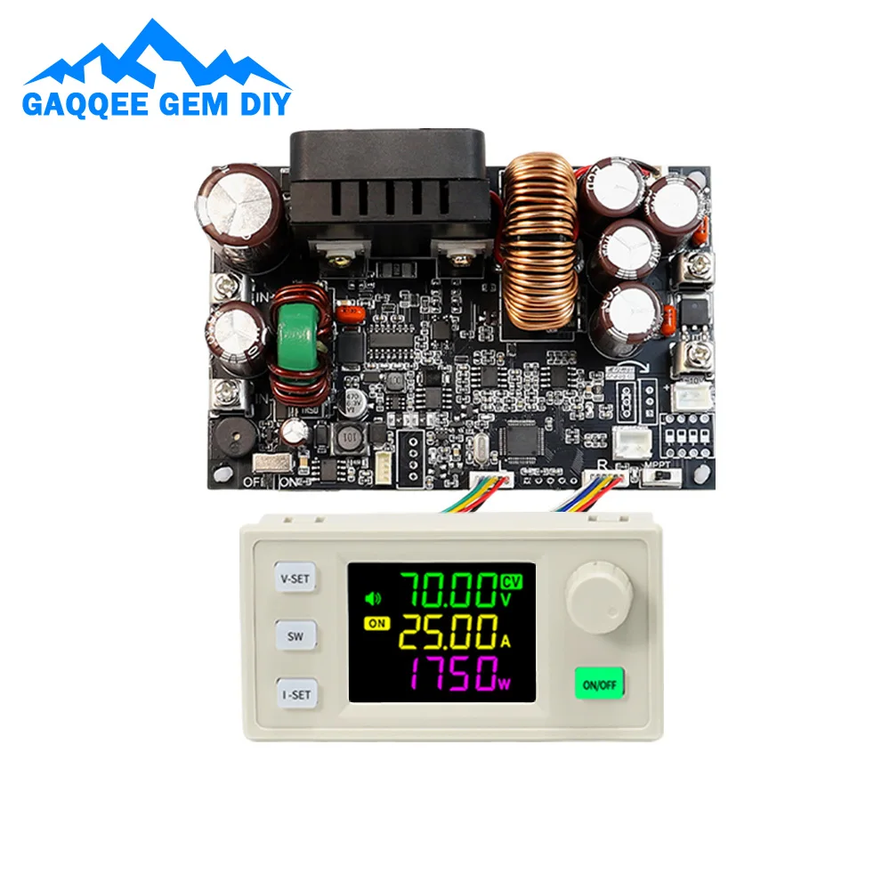 XY7025 CNC Voltage Regulator Boost/Buck Adjustable Constant Voltage Current MPPT Solar Controller Voltage Regulator Module