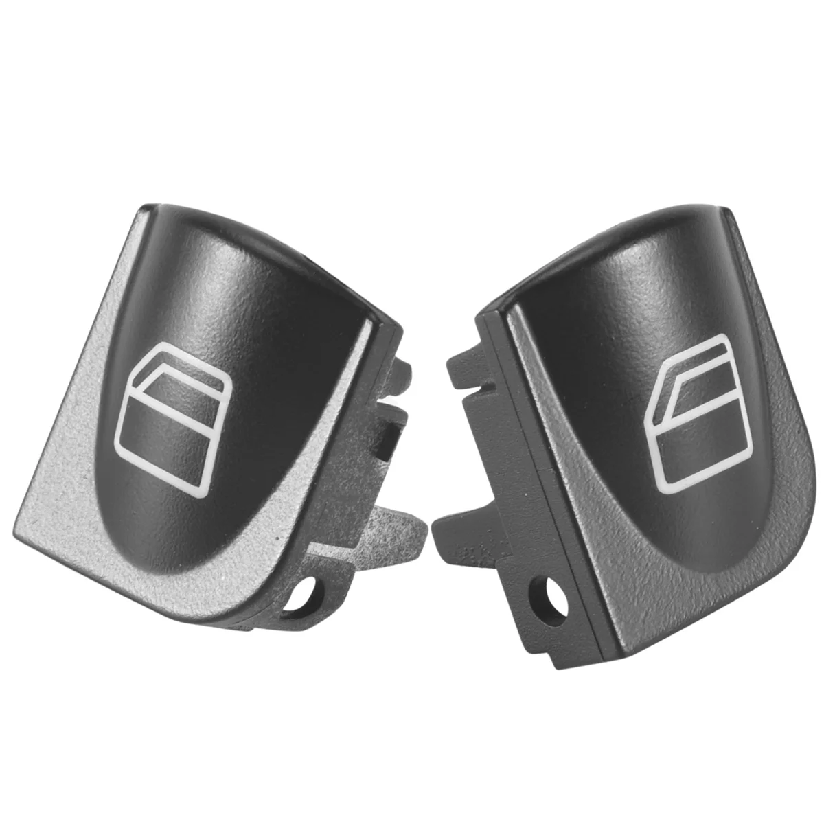 ウィンドウスイッチボタンカバーメルセデスベンツ W203 W208 C Clk クラスフロント左 + 右ウィンドウスイッチ修理ボタンキャップ