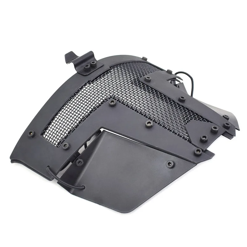 Tactical Half Face Mask Use With Fast Helmet Airsoft Paintball Outdoor Shooting CS Wargame Metal Mesh Protective Masks