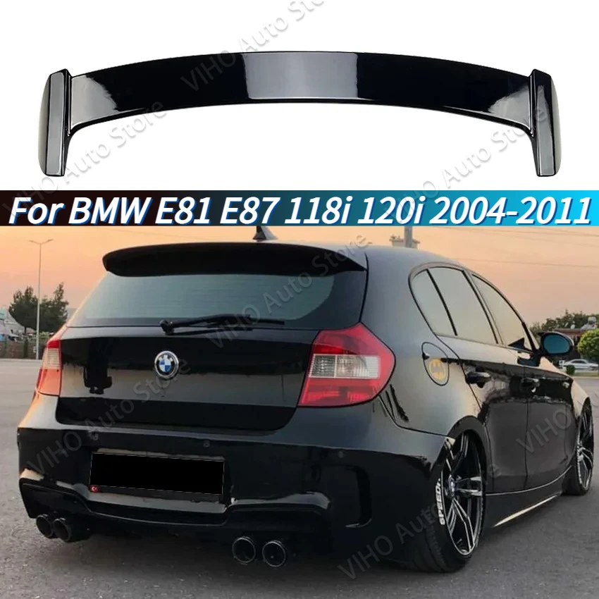 

Для хэтчбека BMW 1 серия E81 E87 118i 120i 2004-2011 Автомобильный задний спойлер на крышу багажника комплект для стайлинга заднего крыла с глянцевой черной отделкой