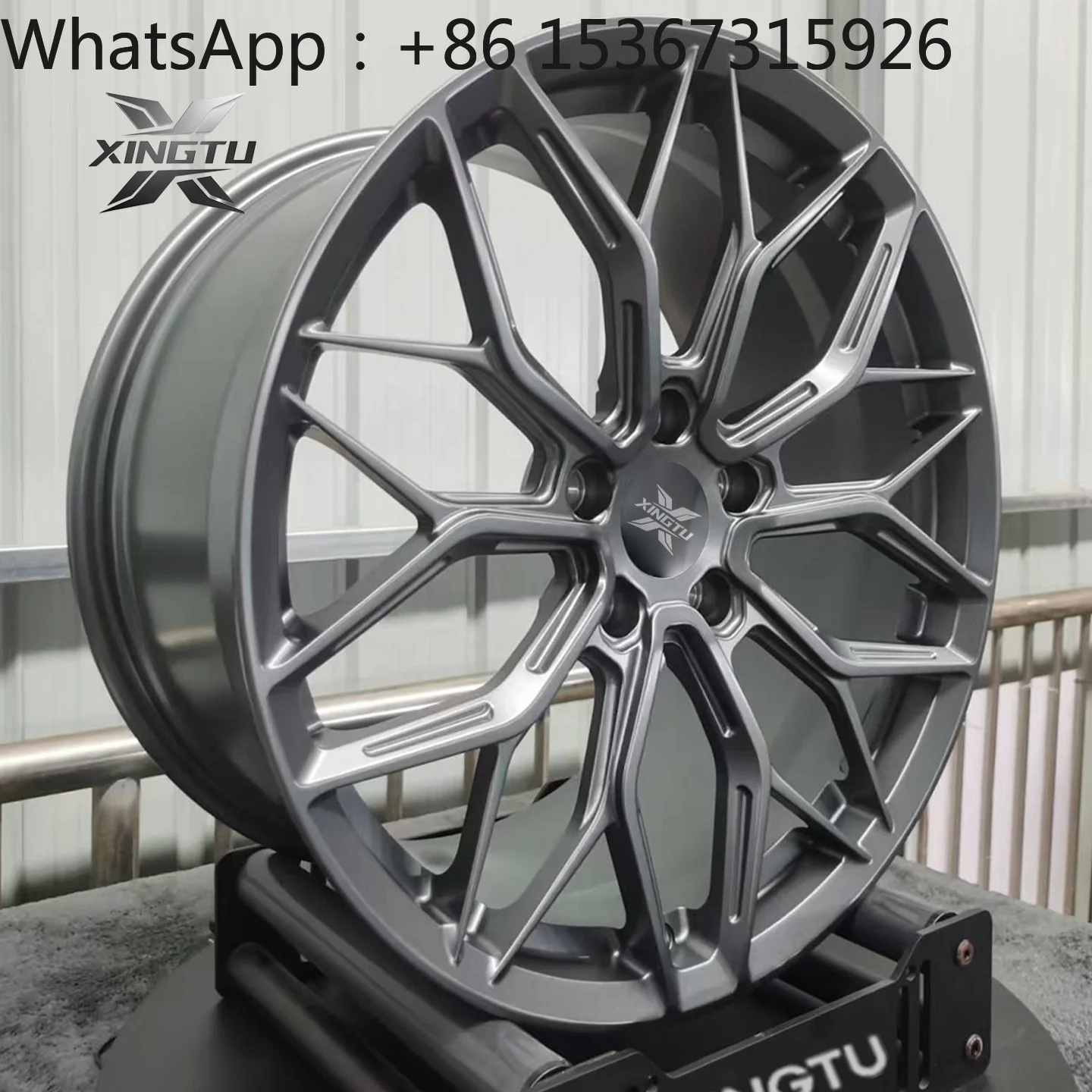 18 19 20 21 22 Inch Grey Finish Forged Passenger Car Wheels 5x112 5x120 5x114.3