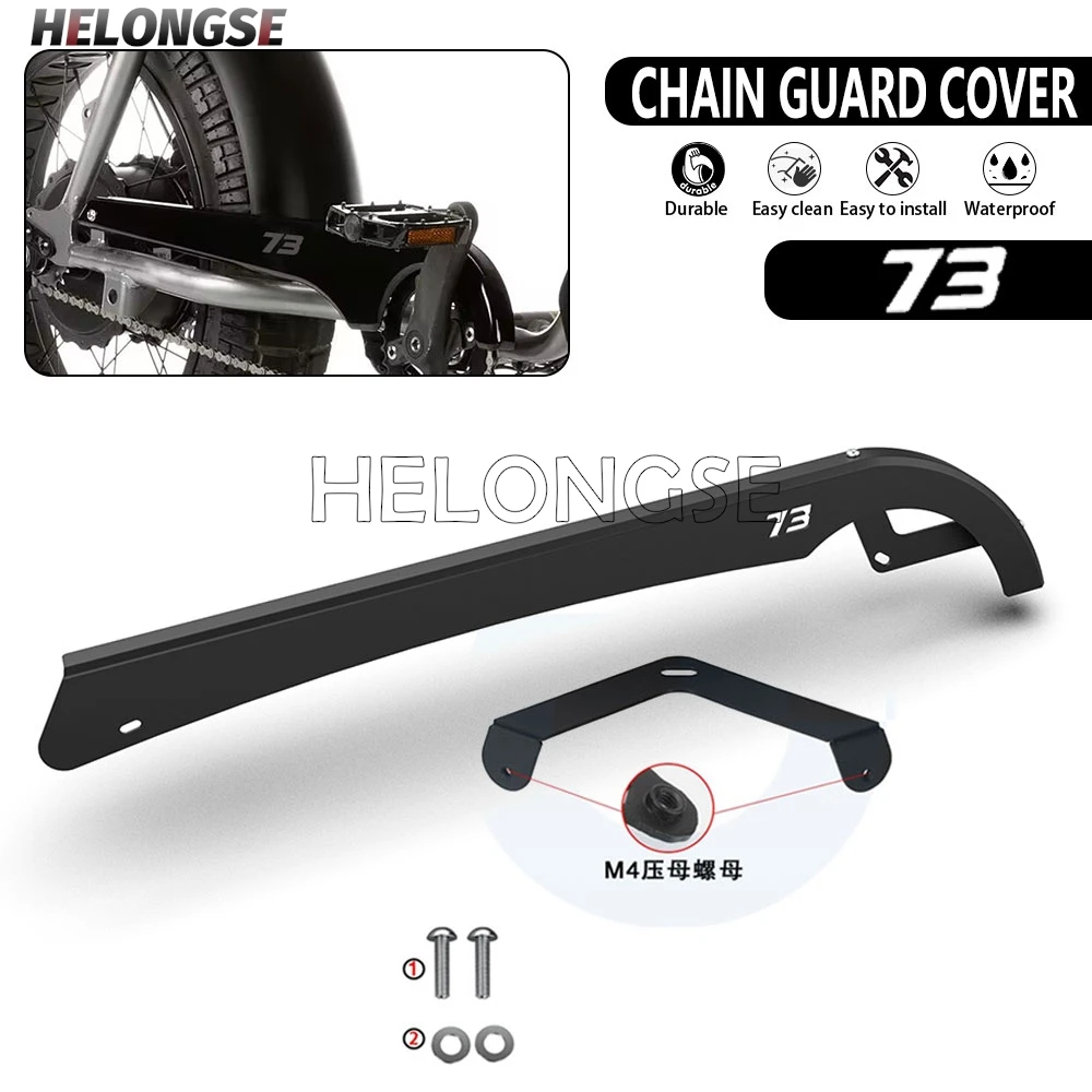 

2025 For Super 73 S1 / S2 73S1 73S2 All Years Motorcycle Sprocket Chain Belt Guard Cover Protection Belt Guard Cover Accessories