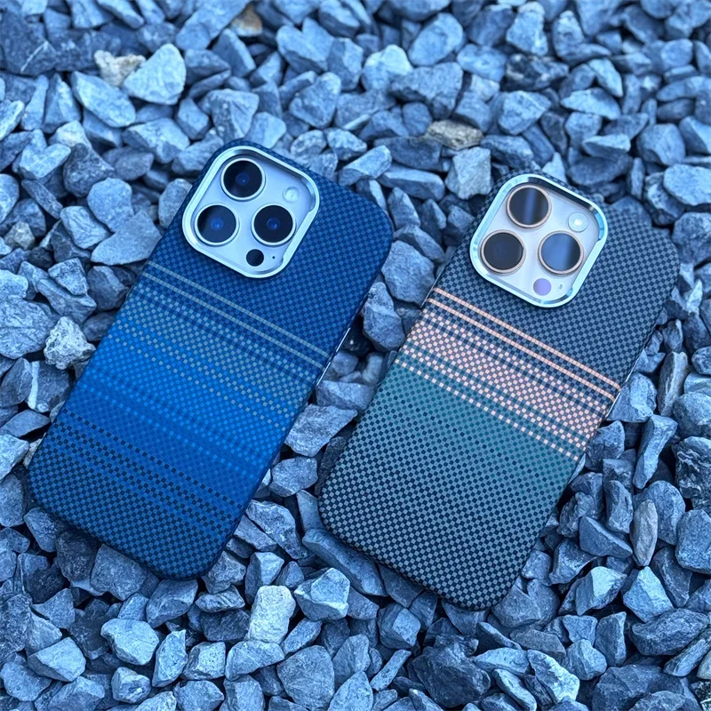 Luxury Abstract Plaid Hard Case for iPhone 16 15 14 Pro Max Cover MagSafe Charging Phone Shell Alloy Camera Armor PC Funda Coque