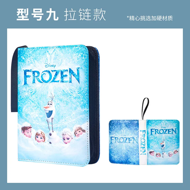 

400 шт./900 шт., аниме-фильм «Холодное сердце», сетка «Девять дворец», большая вместительная молния с вкладышами, большая коллекция детских карт для хранения карт