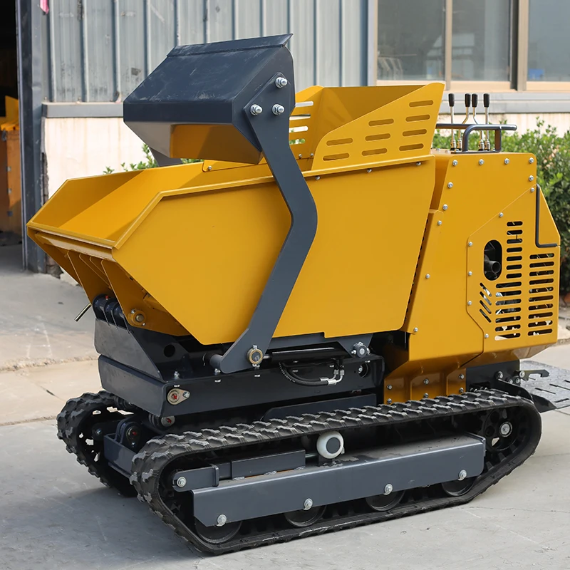 Factory Direct 1000kg Mini Crawler Loader Truck China's Efficient Home Diesel Hydraulic Dumper with Engine Motor Pump Core