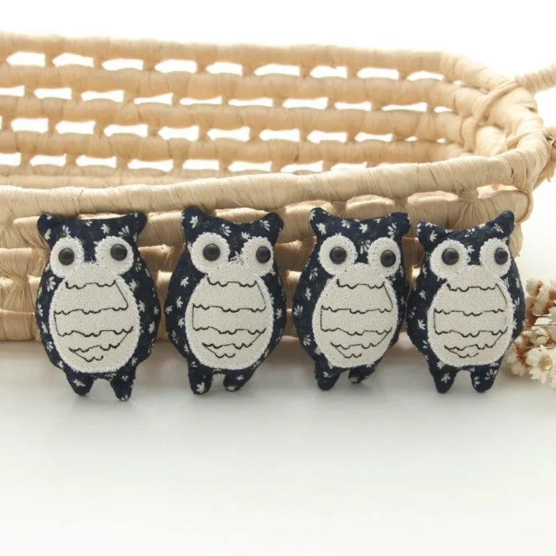 

Cotton Linen Owl Brooch Handmade Cute Small Fresh Embroidery Pin for Jacket Purse Decoration Versatile Premium Daily Accessories
