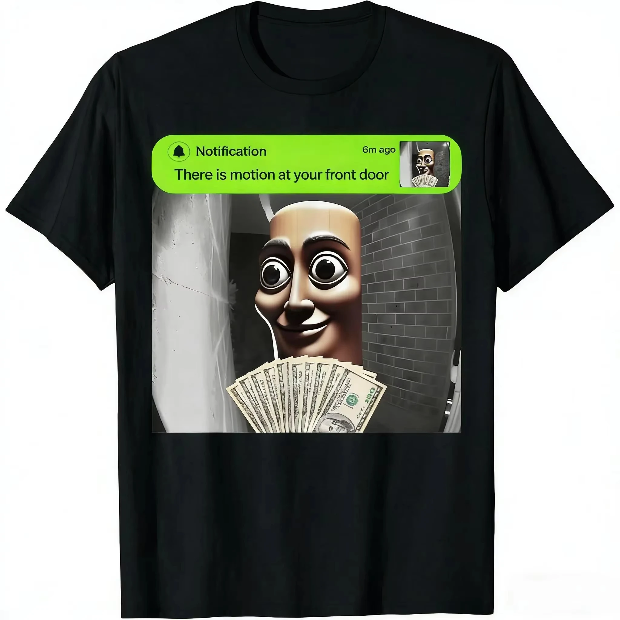 Tung Tung Tung Sahur 67 T Shirt  There Is Motion At Your Front Door Meme Tee Funny Viral Character Graphic Men Women T-Shirt