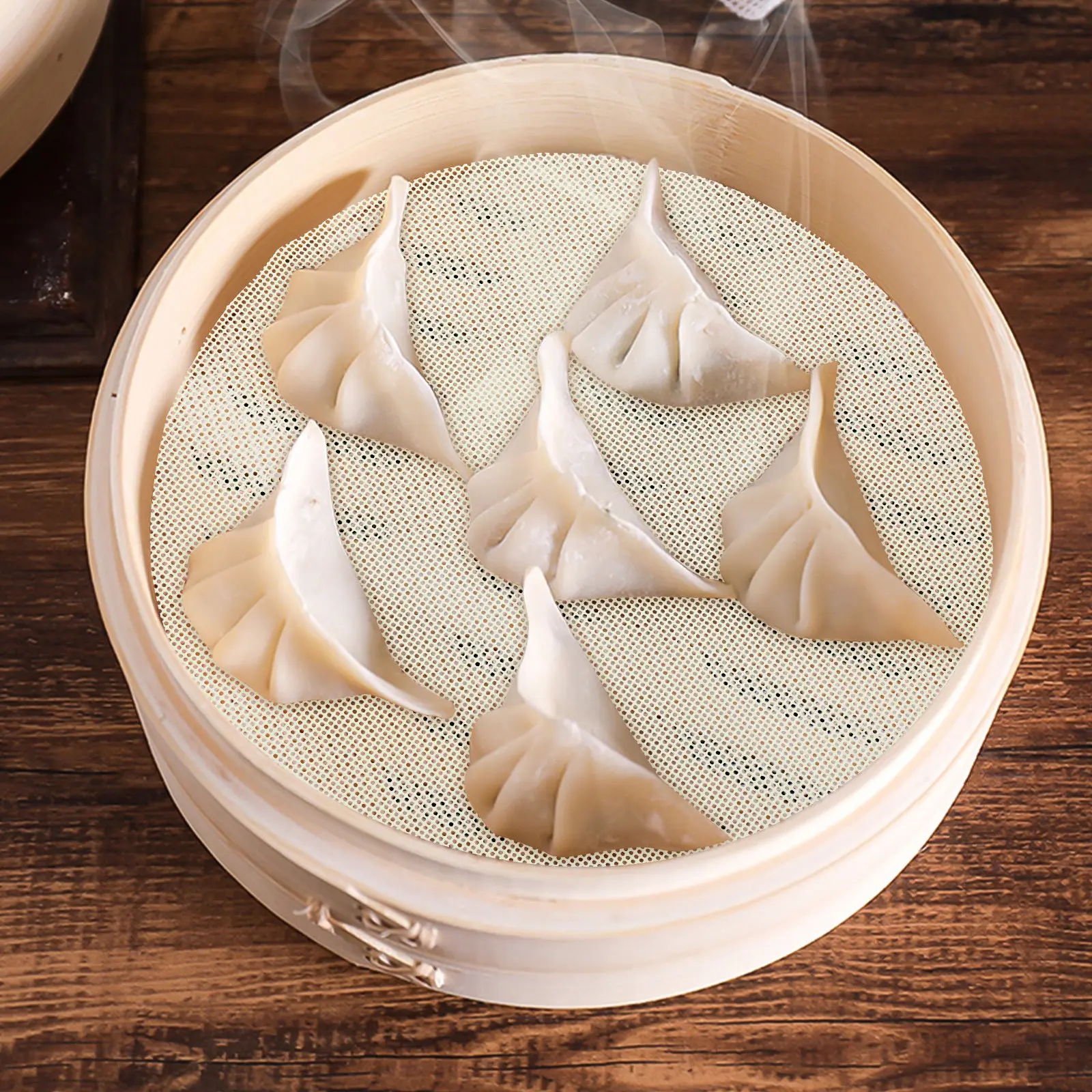 3個入り蒸し器用シリコンライナー、ノンスティック加工、再利用 - Silicone Steamer Basket のレビューと価格
