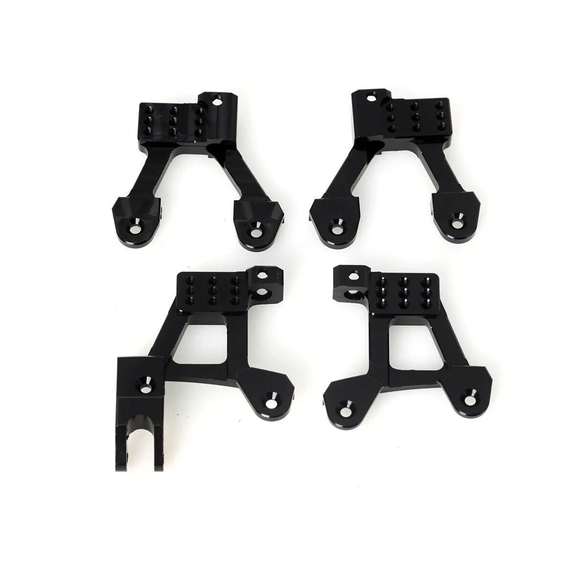 LCX Racing 1/10 RC Crawler Auto Aluminium Voor Achter Shock Tower Shock Mount Upgrades Accessoires voor Axiale SCX10 II 90046 90047