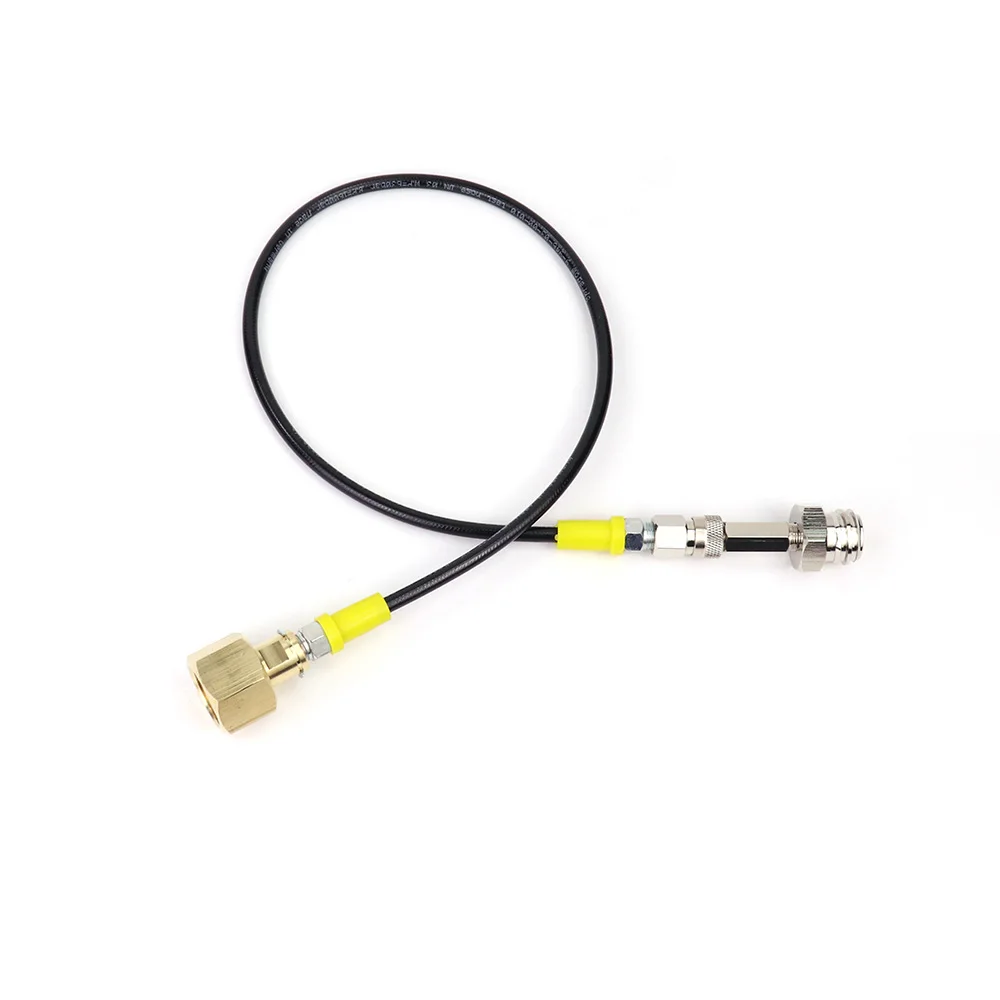 Soda Water Stream Maker (Blue Cylinder Type) To External Co2 Cylinder Adapter Hose Kit With W21.8-14 Or CGA320 G3/4 Connect