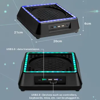 Xbox Series X 遊戲主機散熱風扇支架,附防塵蓋,三檔可調風速,主機散熱底座 10 最佳銷售 Xbox Series X 支架 - №8