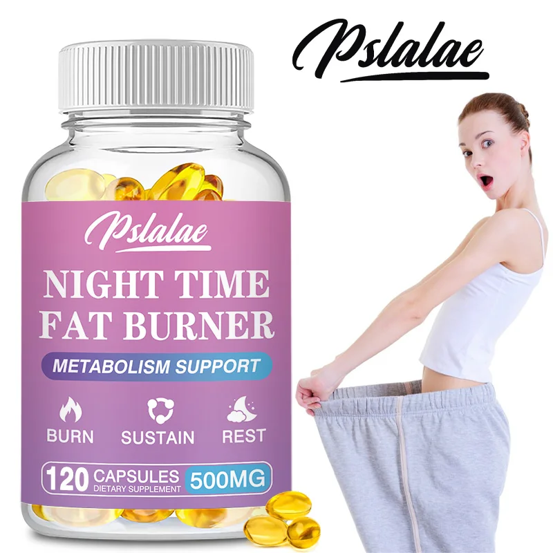 

Night Time Fat Burner - Thermogenic Fat Burner, Natural Appetite Suppressant and Metabolism Booster, Immune Health