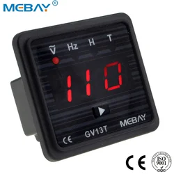 BC GV13T Diesel Generator Digital Voltmeter Frequency Test Hour Panel Meter AC110V AC220V AC380V Generator Accessories