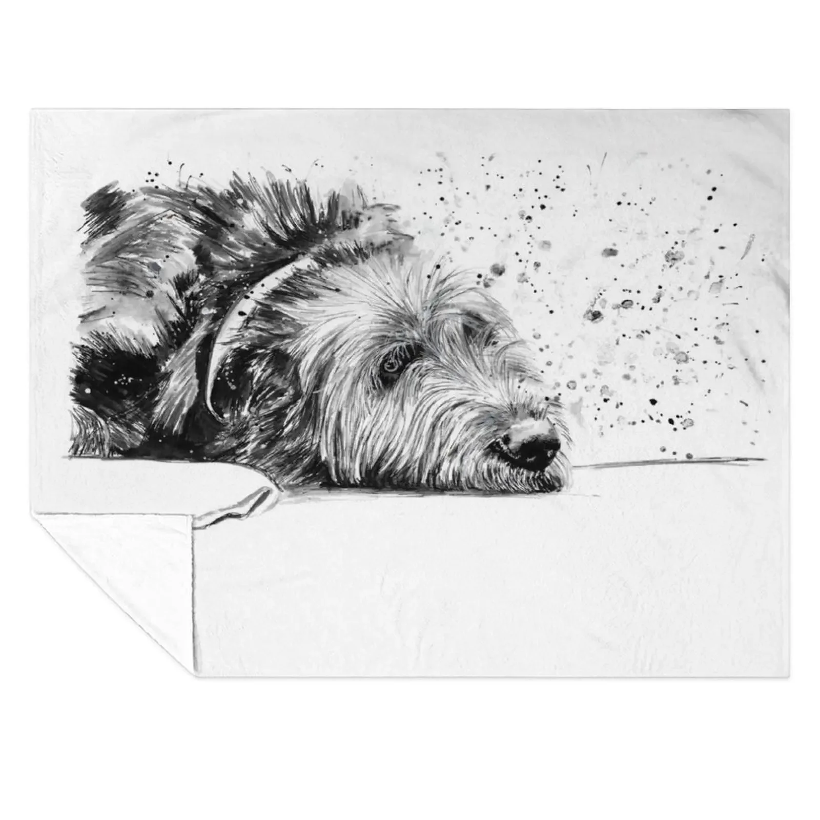 

Irish Wolfhound Throw Blanket Thins Soft Plaid Furrys Loose Blankets