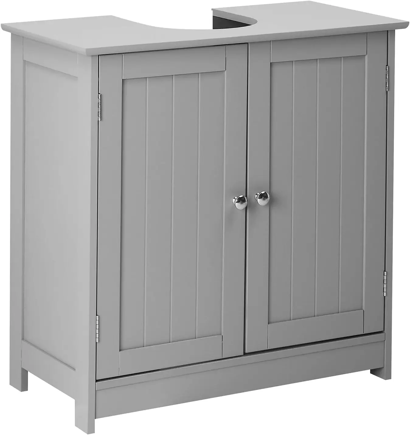 Pedestal Under Sink Storage Bathroom Vanity with 2 Doors Traditional Bathroom Cabinet Space Saver Organizer 23 5/8