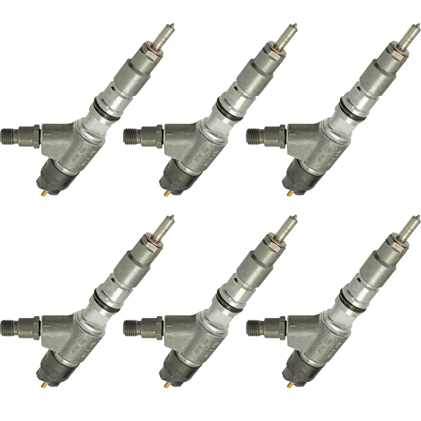 6PCS Fuel injector 0445120399 Fits for Perkins 1106C-E60TA Industrial Engine