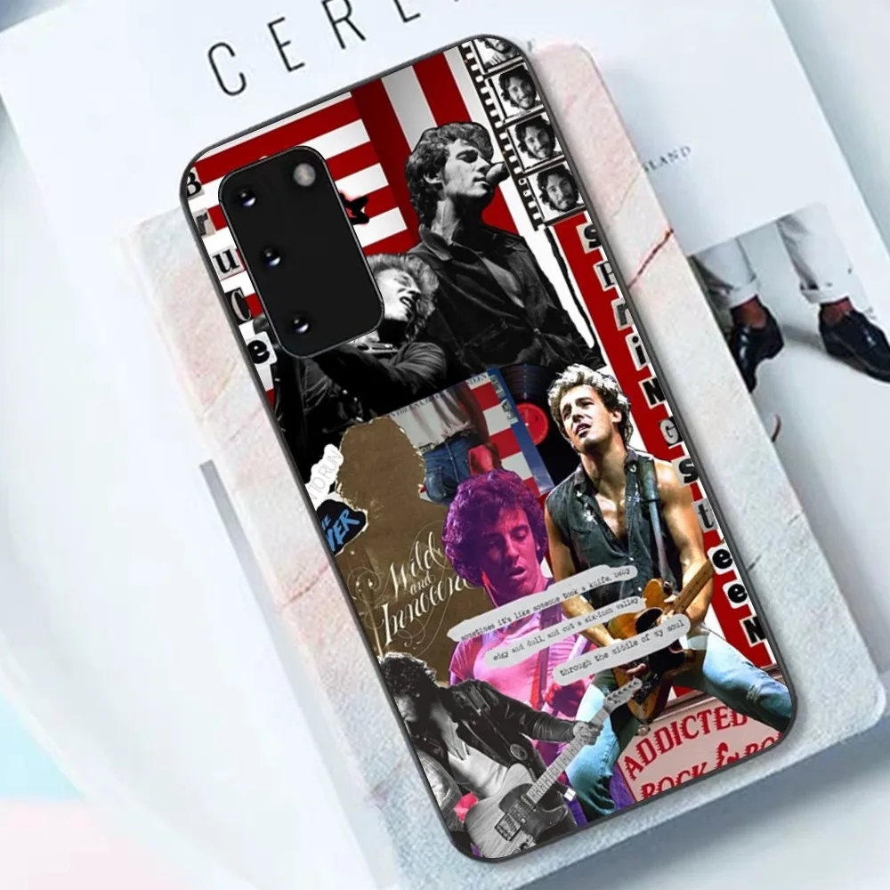 Bruce Springsteen Guitar Phone Case For Samsung S 9 10 20 21 22 23 30 23 24 Plus Lite Ultra FE S10lite Fundas