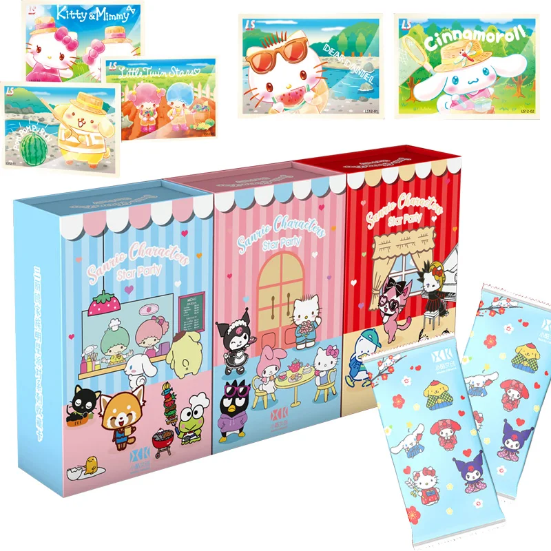 Sanrio Hello Kitty Cards Kawaii Sanrio Cinnamoroll Kuromi Mijn Melodie Cartoon Kaarten Sanrio Trading Verzamelkaart Anime Geschenken