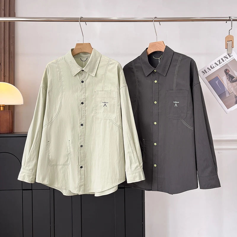 

Casual Outdoor Printed Collar Shirt Women's Loose Fit Spring 2026 Breathable Long Sleeve Comfortable Skin-Friendly