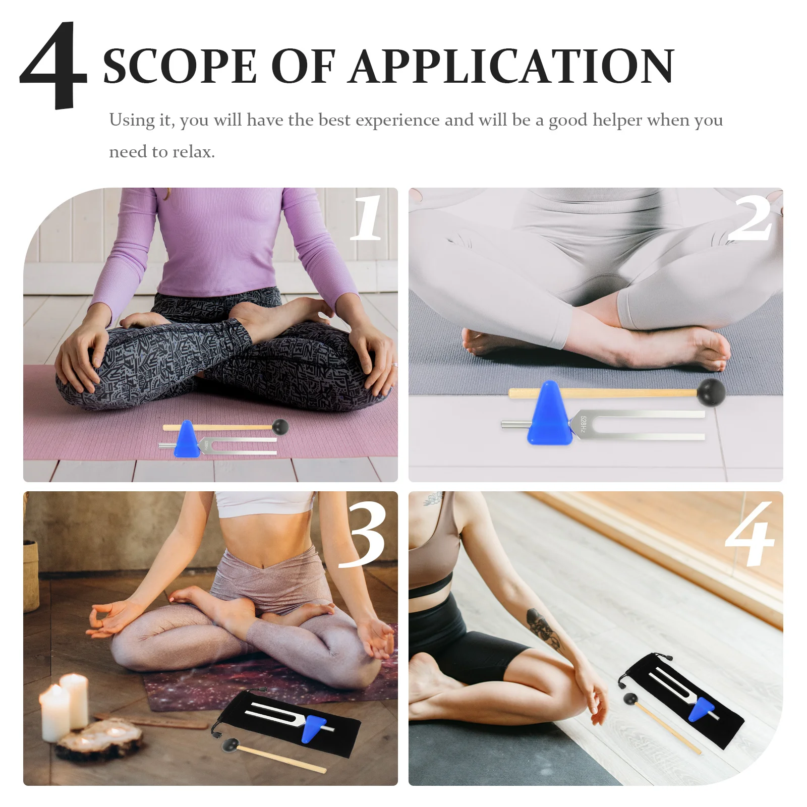 

1Set Tool High-Class Aluminum Alloy Meditation Yoga Chakra Stress Relief Sound Healing Instrument