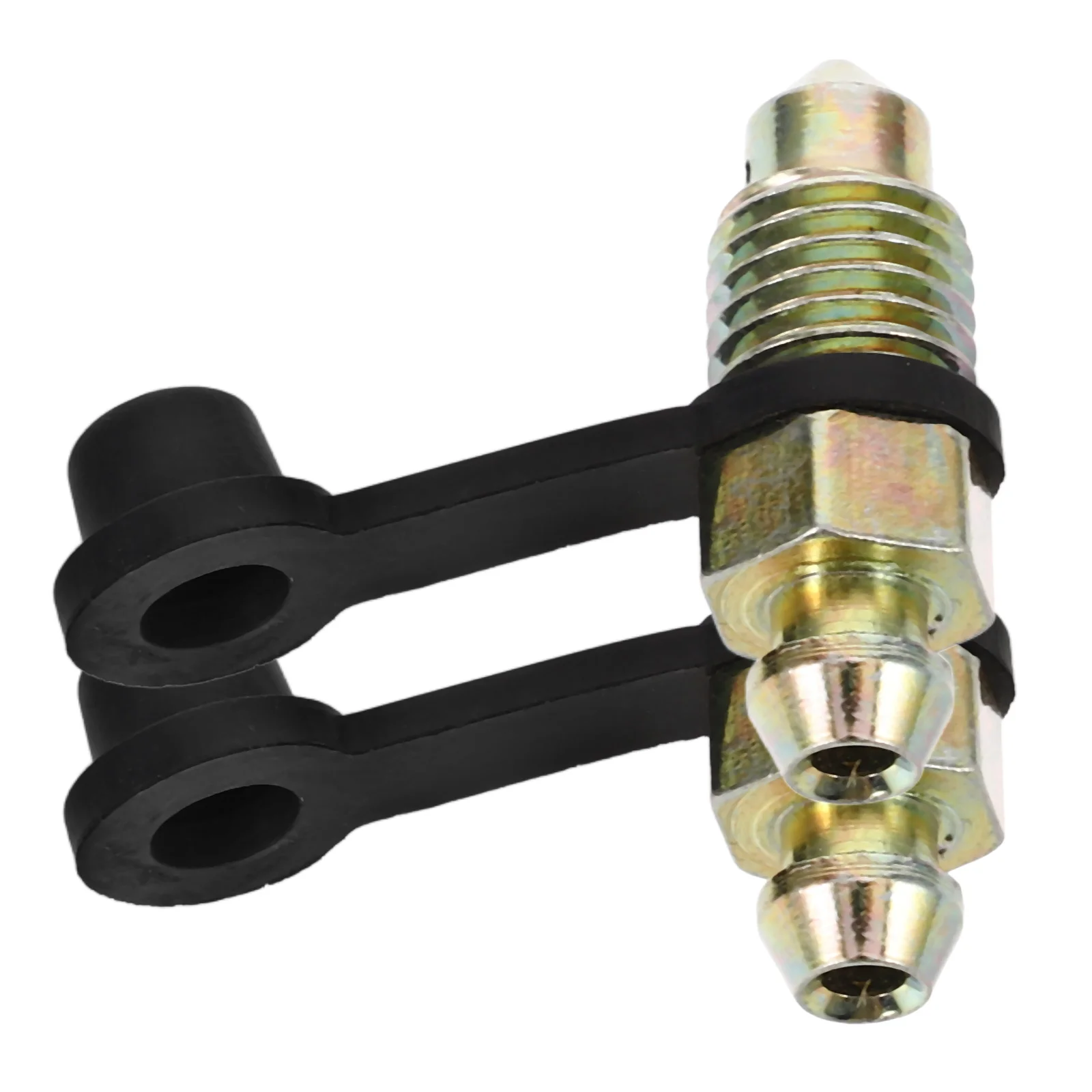 

2pcs Bleeder with Caps M10 Motorcycle Disc System Brake Pipe Screws Nipple Car Bleeder Screws Valve Brake Accessories