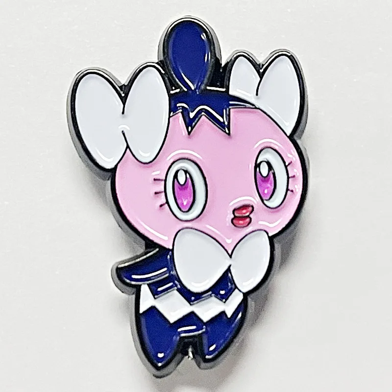 Insignias de maletín de juego de Anime para mujer, broches de esmalte de dibujos animados, alfileres de solapa para mochilas, accesorios de joyería