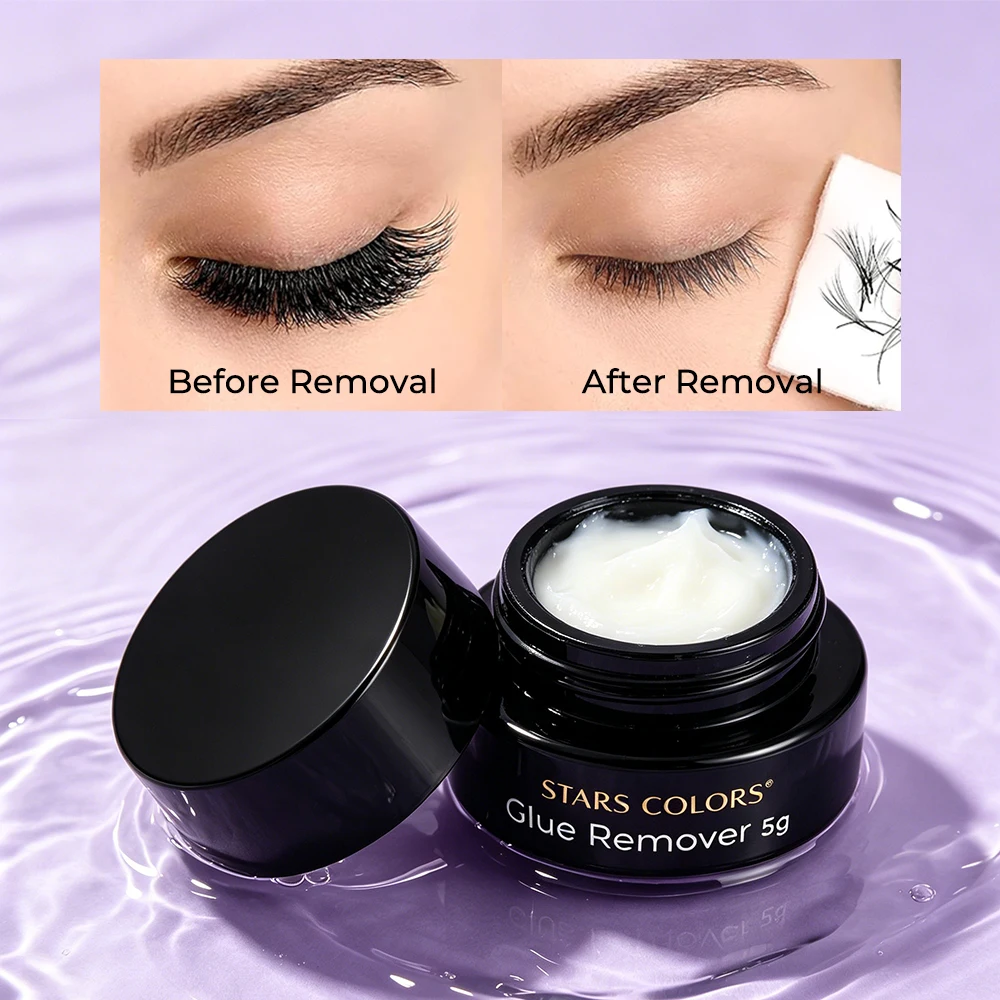 5g UV Eyelash Glue Cream Remover No Damage No Pulling Eyelashes Extensions Beauty Makeup Remover