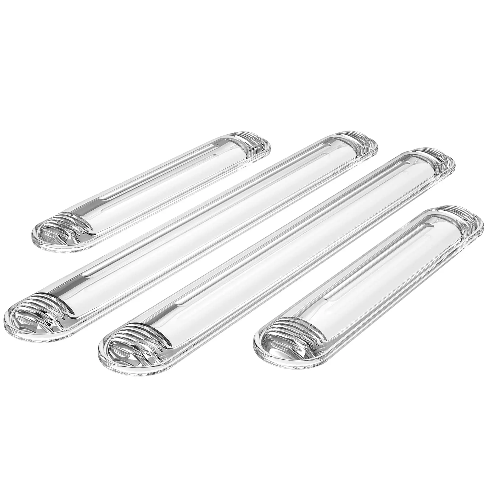 Hipacool 4 Pcs Clear Adhesive Bumpers Combo Self Adhesive Door Stopper Bumpers for Car Doors Glass Table Furniture Toilet Lids