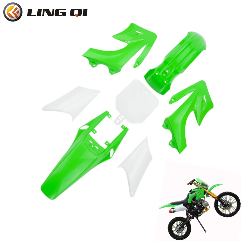 LING QI plastikowe korpus owiewki zestawy pasują do Apollo Orion 110CC 125CC 150CC. Motor terenowy błotnik błotnik, dla Off motocykl szosoway.