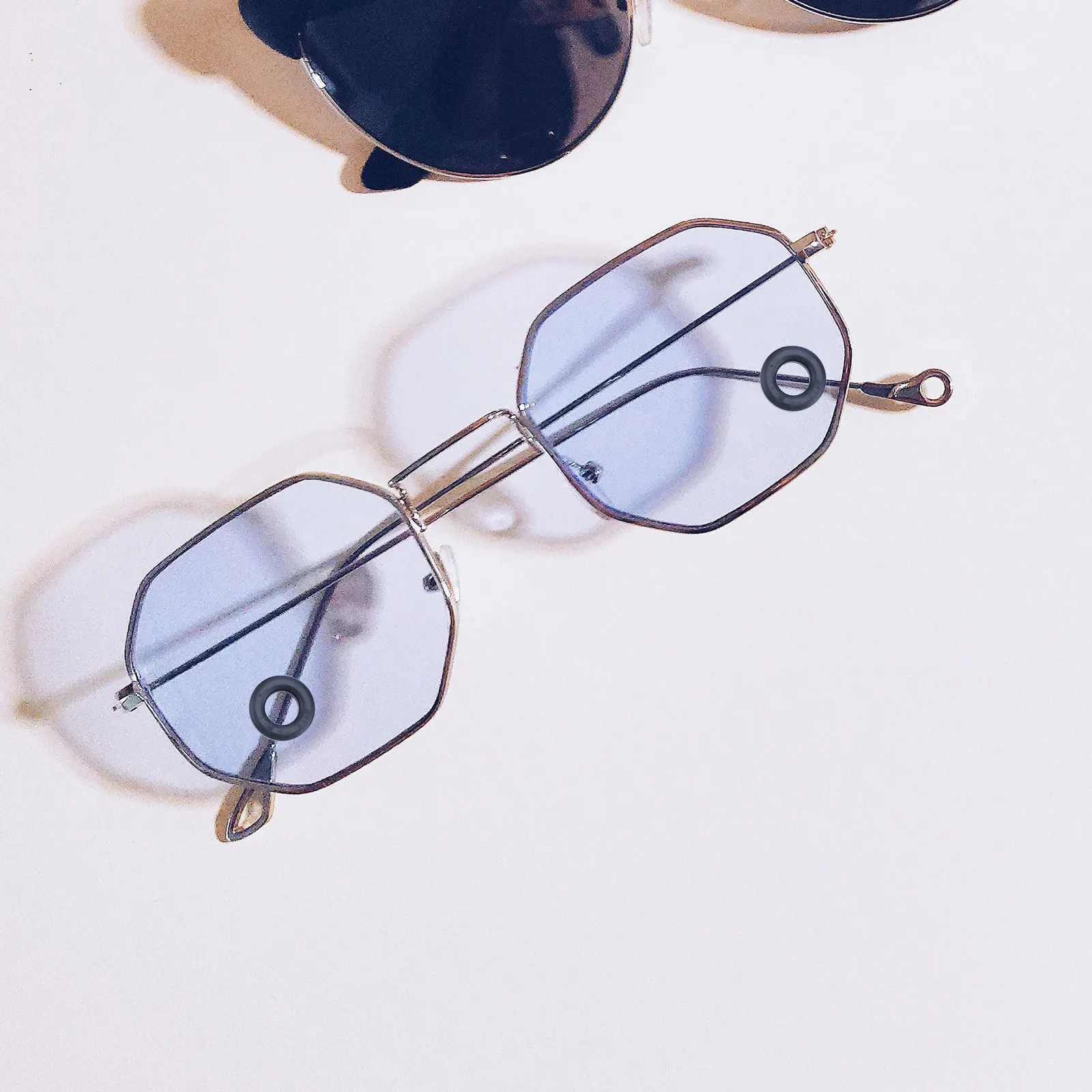 32 Uds. Cubierta antideslizante para gafas, cubiertas para piernas, gafas, patillas de silicona, retenedores de orejeras, mangas de punta, negro, blanco, redondo