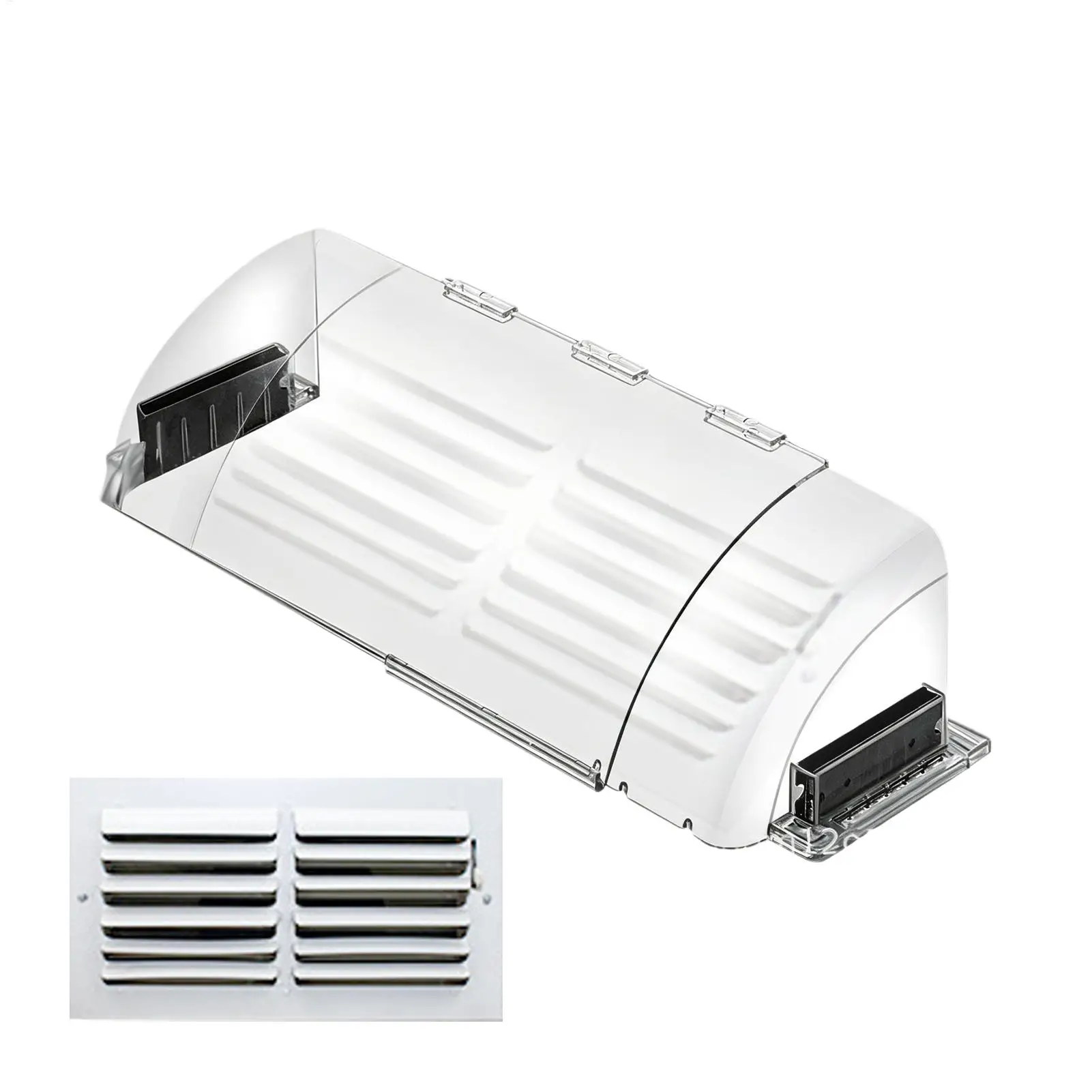 Magnetic Ceiling Vent Deflector Extendable Anti-Direct Blowing Air Diverter for Floor Wall Window AC HVAC Heater Home Office Rv