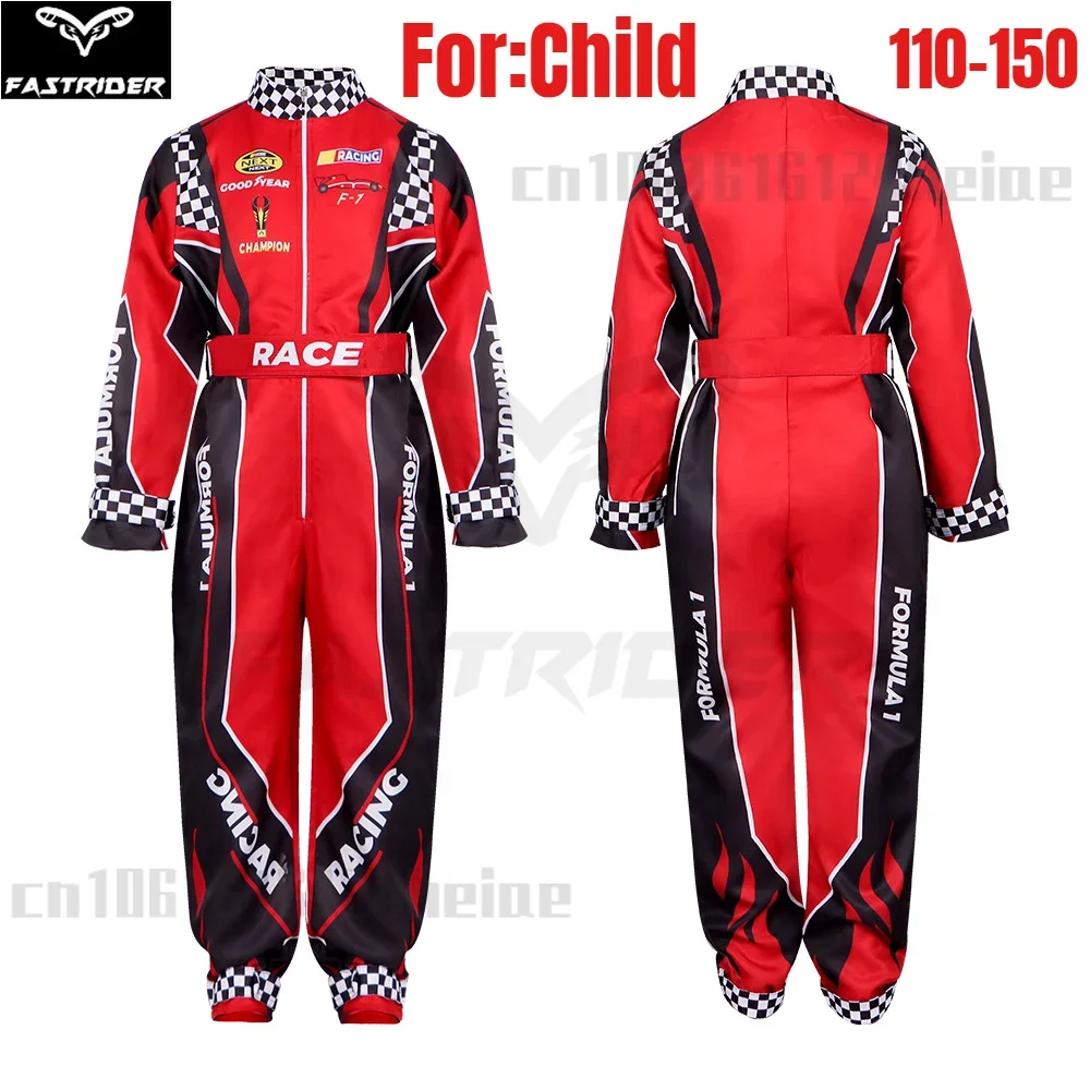 

Child Breathable Off-road Vehicle Kart ATV Beach Vehicle Riding Suit Children One-piece Training Racing Suit Kart Racing