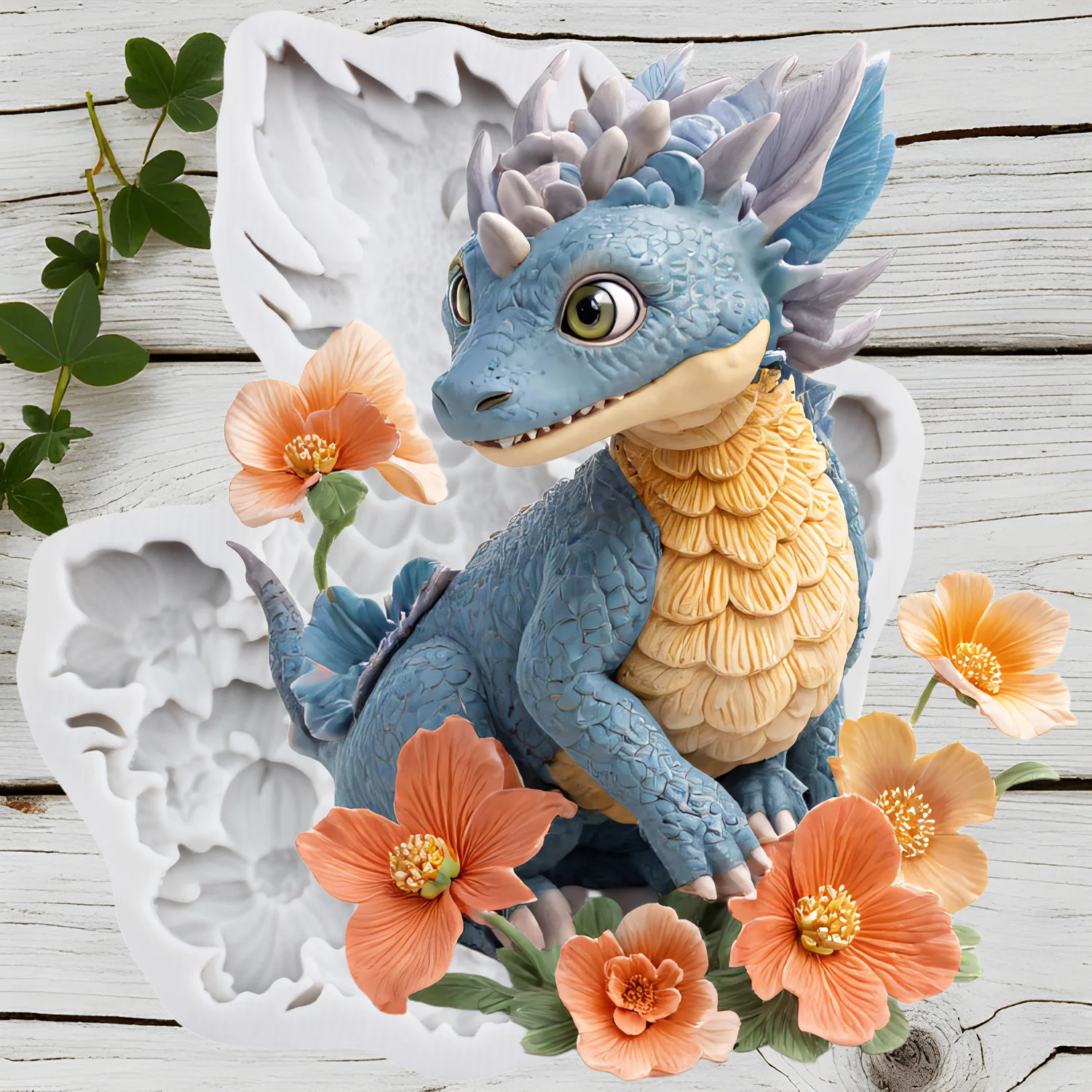 

3D силиконовые формы с драконом, инструменты для украшения торта с помадкой в виде дракона, топпер для кексов, шоколадное ремесло, жевательная паста, полимерная глина