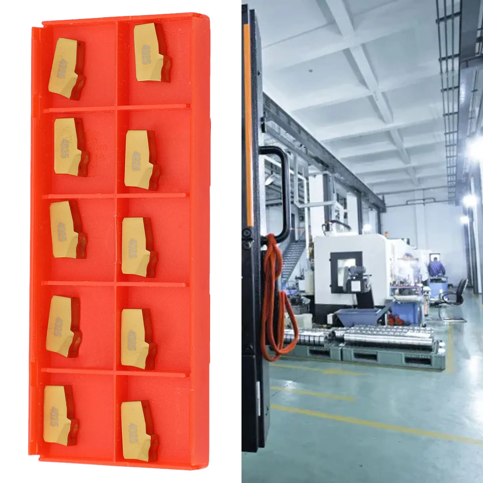 

Effortless replacement for continuous use 10pcs N151 24004E 4mm width CNC carbide insert Cutoff blade cutting insert