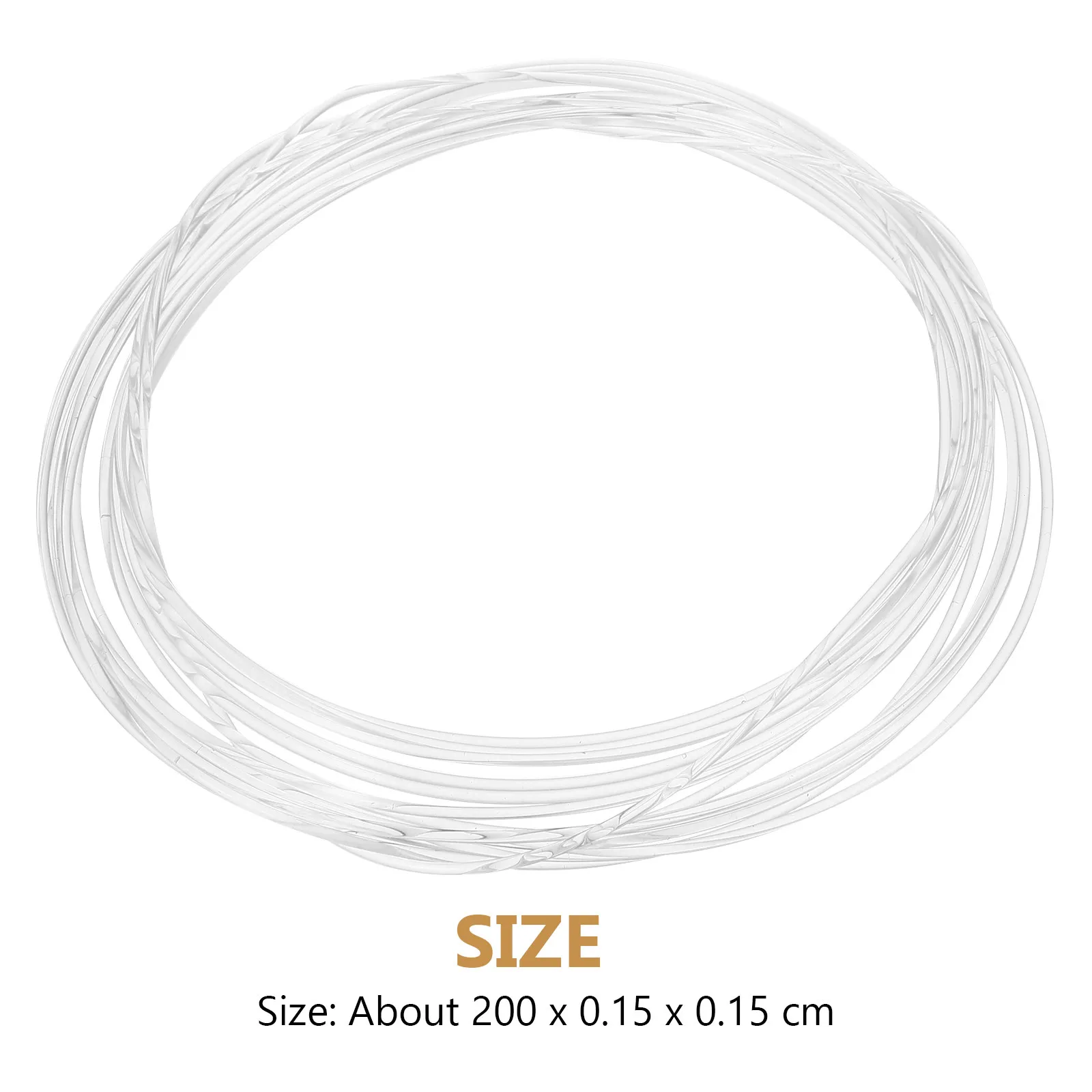 

1Pcs 2M Bright Light Transmitting Fiber Optic Clear Solid Long Strand for Indoor Outdoor Decoration Lighting Plastic Fiber Optic