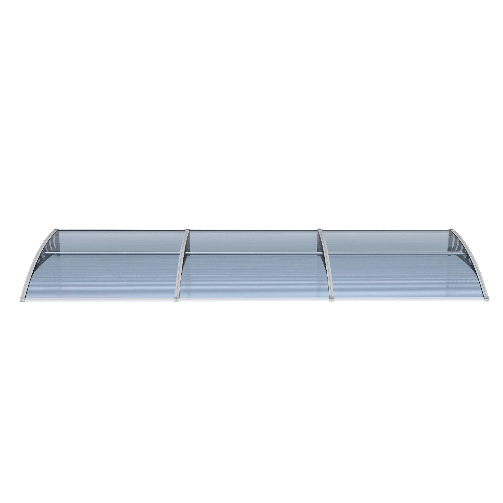 Awning for Door Entrance Window, 38x120 Inch Window Canopy Exterior, UV Rain Snow Protection for House Porch Patio Deck, Gray Bracket & Gray Blue Board