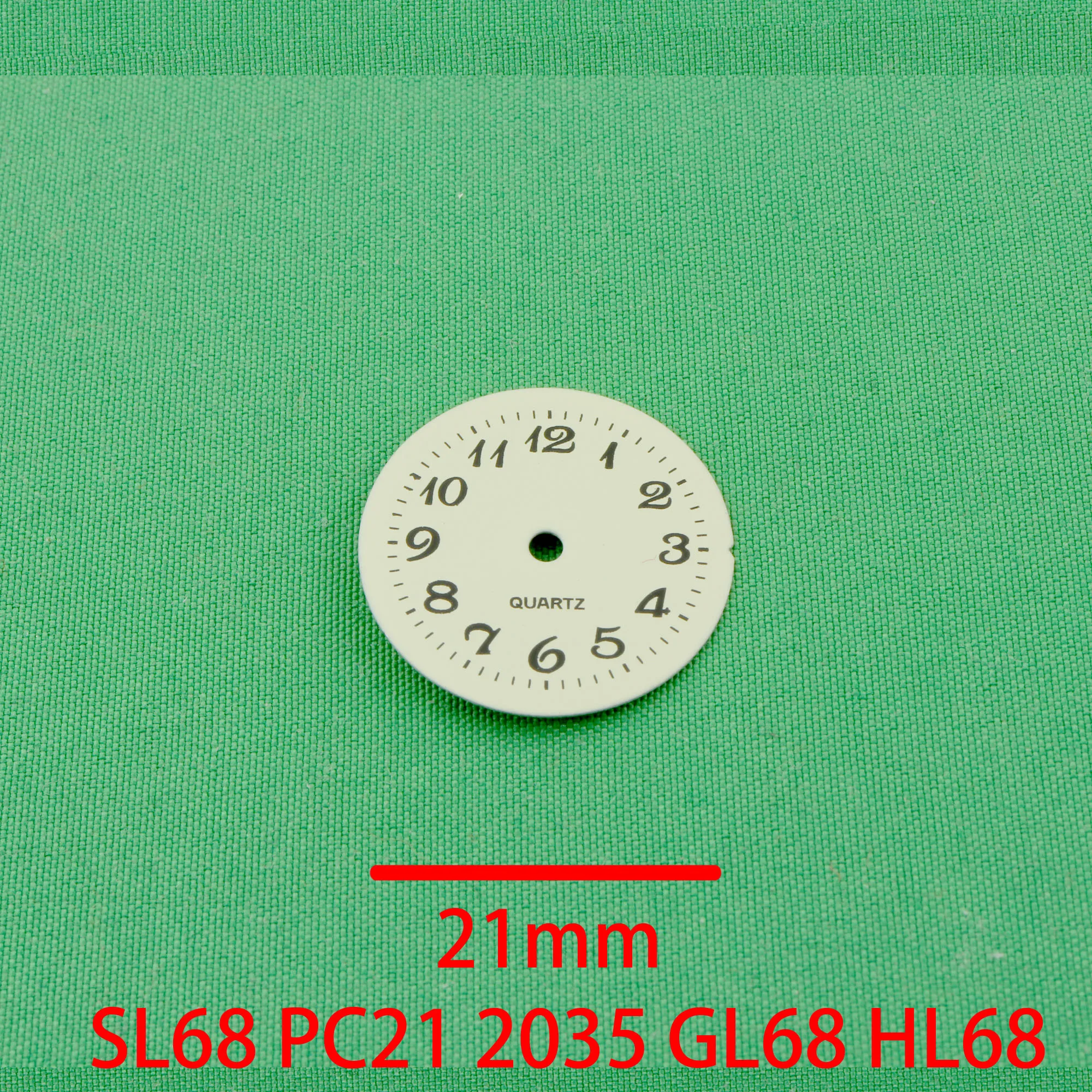 watch dial 21mm dial 2035 movement dial sl68 movement dial pc21 movement dial pc20 movement dial 2035 dial SL68 dial yellow dial
