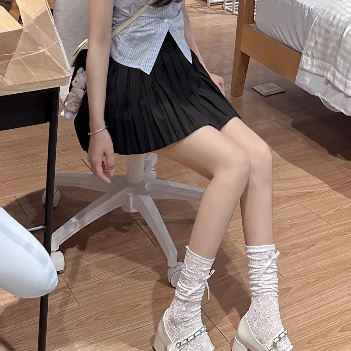 슬리브 커프 로리타 코스프레 슬리브 고정 선 스크린 암 워머 로리타 액세서리 암 슬리브 보우 레이스 슬리브 레이스 니트
