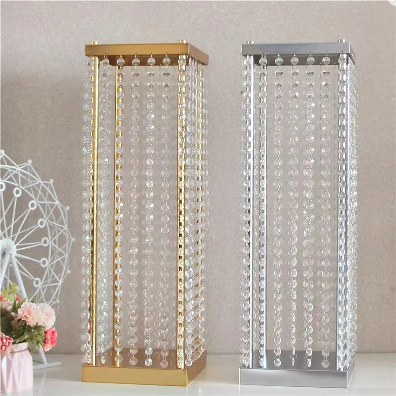 

4/10PCS Square Crystal Cake Dessert Table Plinth Wedding Props Scene Layout Flowers Display Stand Party Birthday Wedding Decor