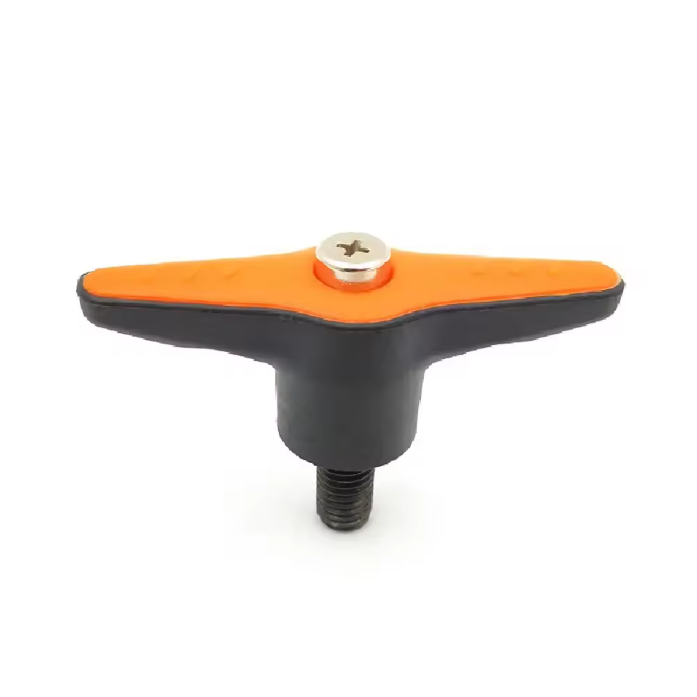 1-5pcs T-type adjustable positioning handle  steel one-word hand-tightening locking screw plastic fixing handle