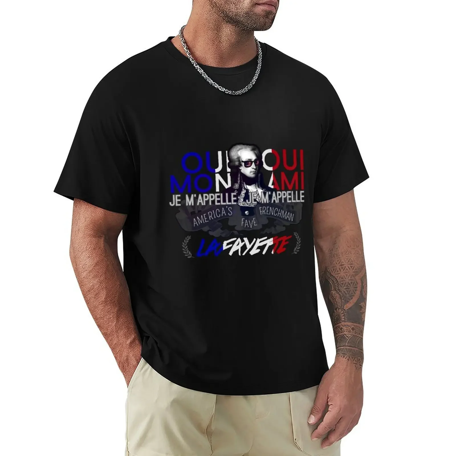 

Lafayette: America's Fave. T-Shirt customizeds graphics summer top men clothes