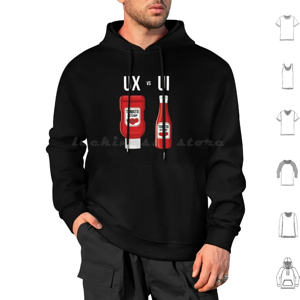 Ui Vs Ux Designer Hoodies Long Sleeve Ui Ux User Interface User Experience Designer Ui Ux Ui Designer Ux Designer Web