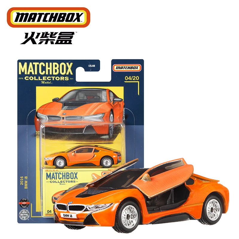 Mattel Matchbox Car Simulation Model Superfast 50th Anniversary Alloy Hot Boys Toys for Collectors Collection Set Door Open Case