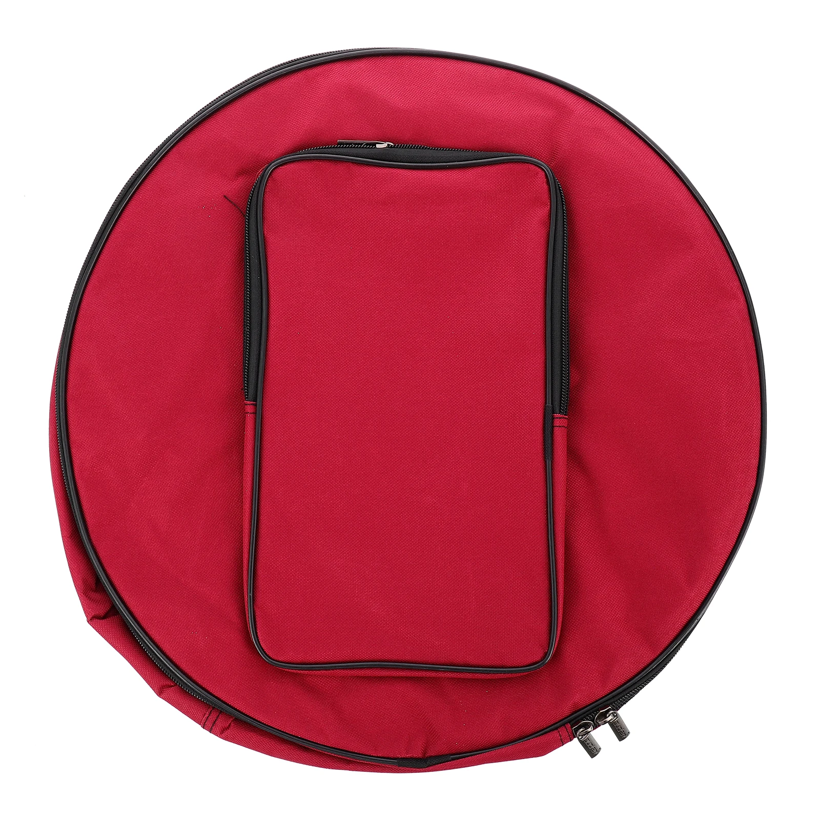 

13-14 Inch Snare Drum Bag Portable Padded Case Red Oxford Cloth Durable Percussion Instruments Accessories Drum Set Bag Easy