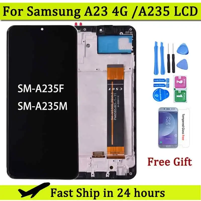 6.6'' For Samsung A23 A235 A235M SM-A235F/DS LCD Display Touch Screen Digitizer Assembly For Samsung A235F LCD