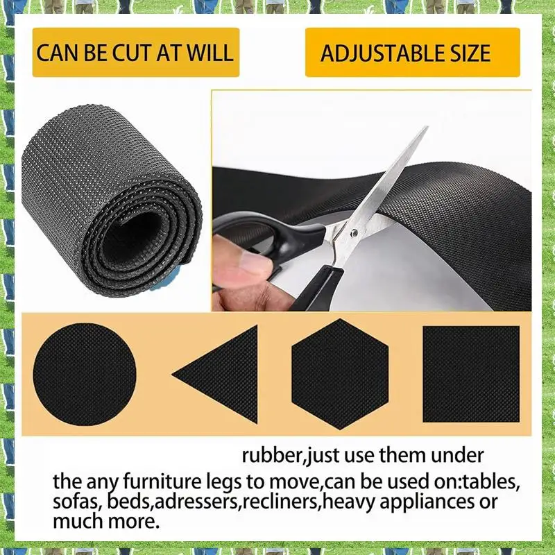 

FTS 2Pack Anti-Slip Furniture Rail Pads For Recliner For Recliners,Sofa,Couches,Chairs.Etc Perfect Non Skid Furniture Pad Durabl